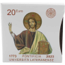 Vatikan-20Euro-2023-CuPP-Päpstliche Lateranuni-Etui front