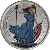 Großbritannien-2 Pfund-2012-AGstgl-Farbe-Britannia-RS