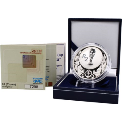Südafrika-2 Rand-2010-FIFA-AGpp-Etui