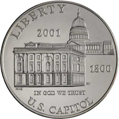 USA-1 Dollar-2001-AGstgl-Capitol Visitor Center-RS