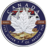Kanada-5 Dollar-2017-AGstgl-Casino Slot-Farbe-RS