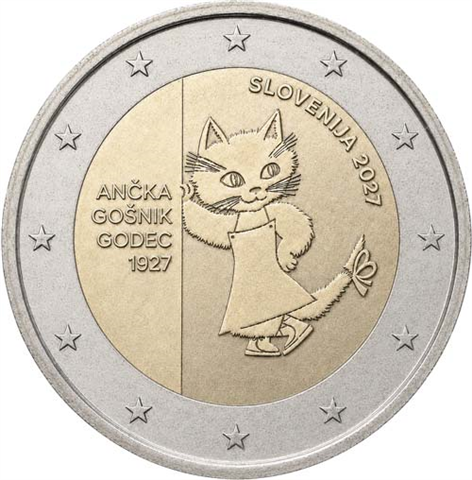 Slowenien-2-Euro-2027-bfr-Ančka-Gošnik-Godec-RS