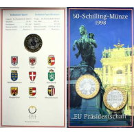 Österreich 50 Schilling 1998 Hgh EU Ratspräsidentschaft I
