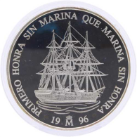 Spanien-25Ecu-1996-AGpp-Segelschiff-RS