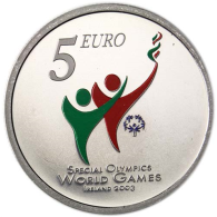 Irland-5Euro-2003-stgl-SpecialOlympics-RS