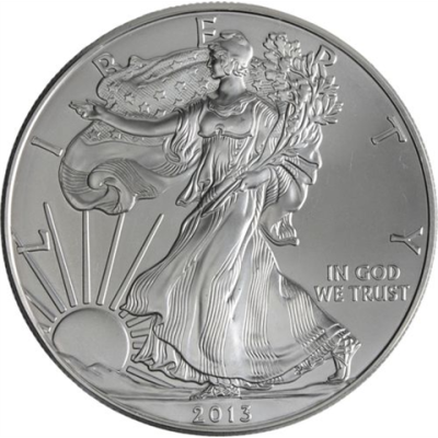 USA-1 Dollar-2013-AGstgl-Silver Eagle-RS