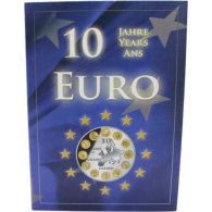 Mix-5xMedaillen-2002-10 Jahre Euro-Folder front