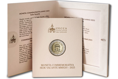 Vatikan-2Euro-2025-Sede-vacante-Folder