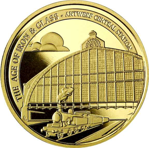 Belgien 50 Euro 2017 PP Antwerpen Zentralbahnhof 1