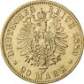Goldmark-Jäger-250-Kaiserreich-Preußen-20-Mark-1889-vz-Wilhelm-II-Preußen-II