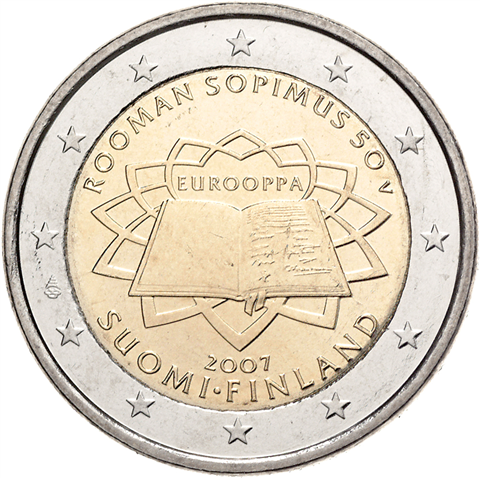 FInnland 2 Euro 2007 Römische Verträge I