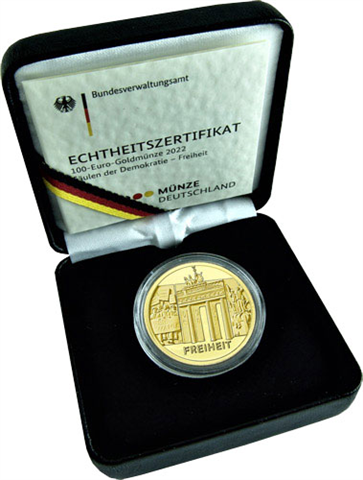 Deutschland-100Euro-Gold-Freiheit-RS-Motiv-Etui