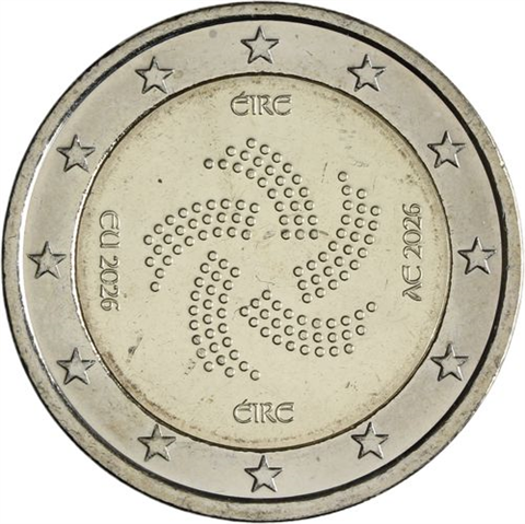 Irland-2 Euro-2026-bfr-Ratspräsidentschaft-RS