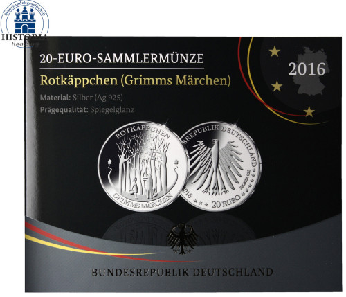 Rotkäppchen 20 Euro Münze 