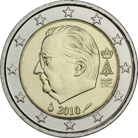 Belgien-2Euro-2010-Albert-RS
