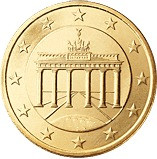 Deutschland 50 Cent 2006 bfr. Mzz.A Brandenburger Tor