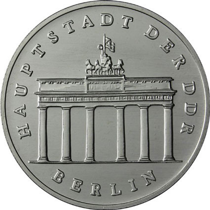 DDR Gedenkmünzen Brandenburger Tor 5 Mark 