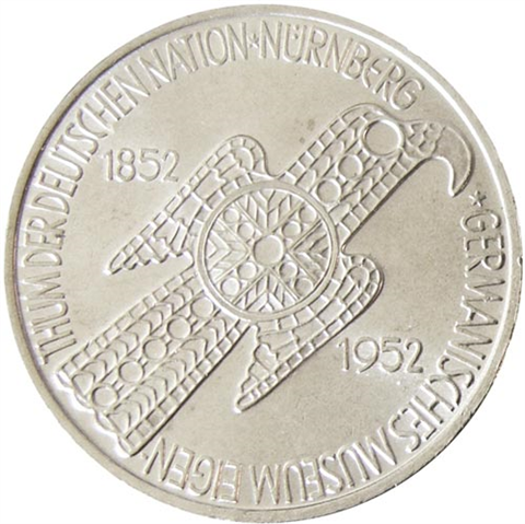 BRD-5DM-1952-AgVz-GermanischesMuseum-RS
