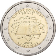 Slowenien 2 Euro 2007 bfr. 50 Jahre Römische Verträge