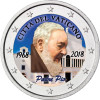 2 Euro Farbmünzen Vatikan 2018 Padre Pio bestellen 