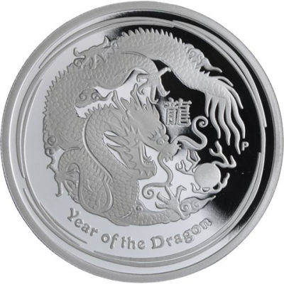 Australien-50 Cent-2012-AGpp-Lunar II Drache-RS