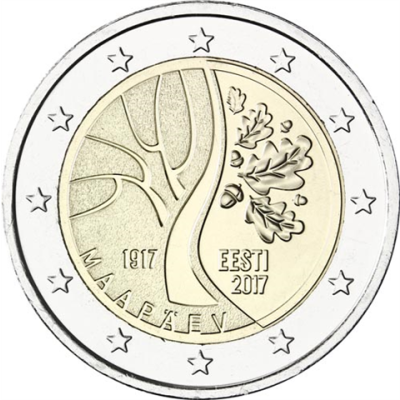 Estland-2-Euro-2017-Unabhängigkeit-RS