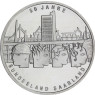 Silbermünze 10 Euro 2007 stgl. - Rückkehr des Saarlands