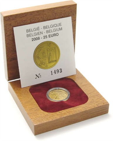 Belgien 25 Euro 2008 PP Olympiade Peking I