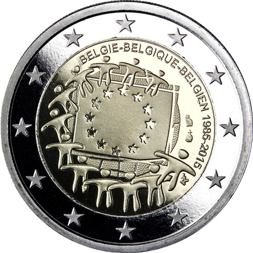 Kursmünzensatz 2015 inkl. Europaflagge 