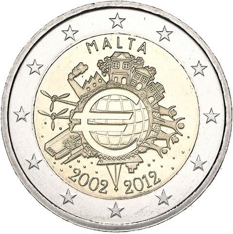 Kursmünzen Malta 5,88 Euro bestellen