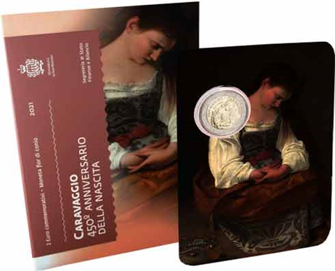 San-Marino-2-Euro-2021-caravaggio-Motiv