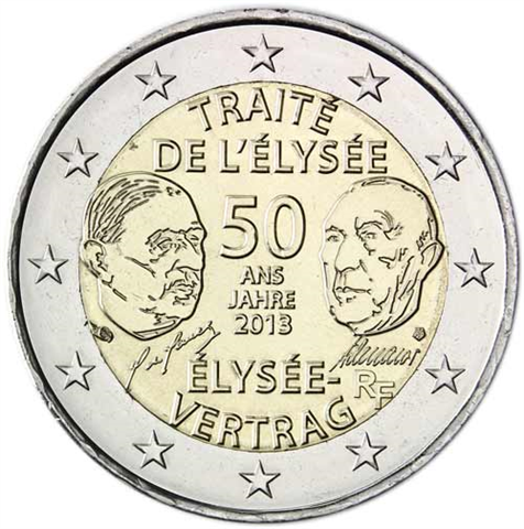 Frankreich-2Euro-2013-bfr-Elysee-Vertrag-RS