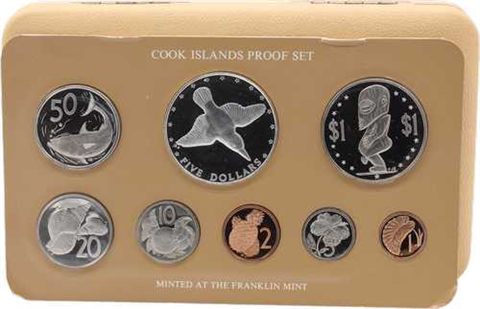 Cook Island-6,88Dollar-1976-PP-KMS-Etui