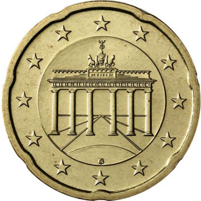 Deutschland 20 Euro-Cent 2017 Kursmünze mit Eichenzweig