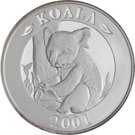 Australien-1 Unze-2001-AGstgl-Koala-RS