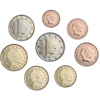 Luxemburg-1-Cent---2-Euro-2025-Kursmünzen-lose-RS