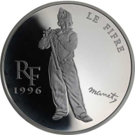 Frankreich-10 Franc-1996-AGpp-Flötenspieler-RS