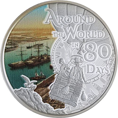 Kamerun-16x500 Francs-2023-AGpl-Um Die Welt 80 Tage-AlbumI