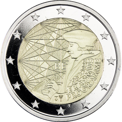 Belgien-2Euro-2022-Erasmus-CoinCard