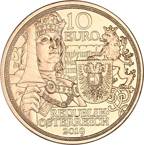 Österreich-10-Euro-2019-Ritterlichkeit-Kupfer-I