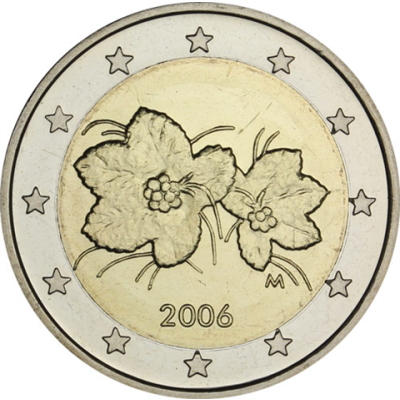 Finnland-2Euro-2006-Moltebeere-RS