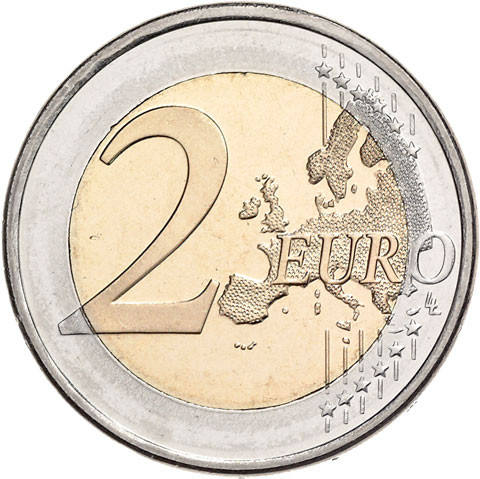 2 Euro Sondermünze aus Belgien Studentenrevolution