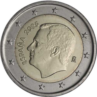 Spanien-2 Euro-2025-bfr-Kursmünze-RS