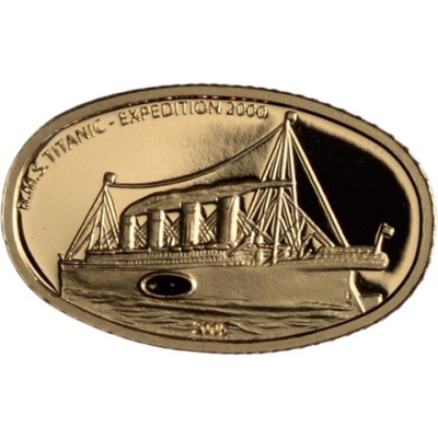 Liberia-25 Dollar-2005-AUpp-Titanic-RS