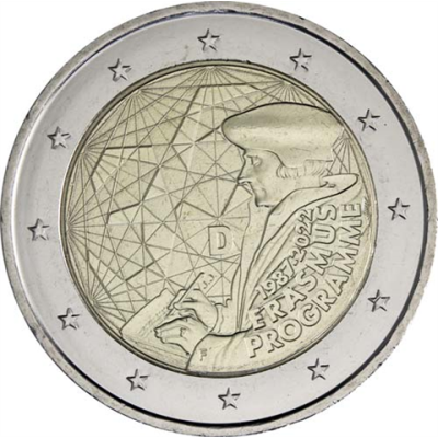 Deutschland-2Euro-2022-bfr-Mzz-F-Erasmus-RS