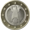 Deutschland-1Euro-2022-bfrcu-Kursmünze-J