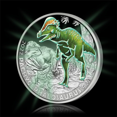 Österreich-3Euro-2022-cuNiHgh-Pachycephalosaurus-RS