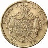 RV Belgien 20 Francs Leopold II 1870 bis 1882