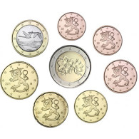 Finnland 1 Cent -2 Euro Jahrgang  2018  Bankfrisch im Münzstreifen 