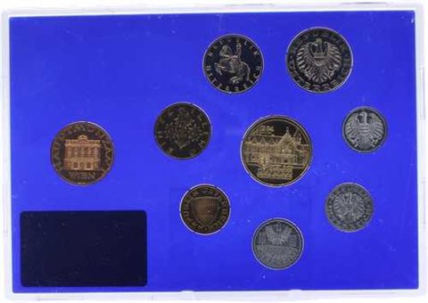 Österreich-35,68 Schilling-1984-Kleinmünzensatz-RS
